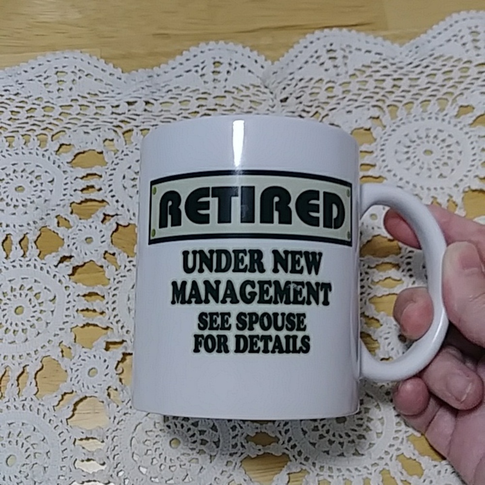 Funny retirement coffee cup